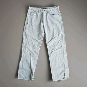Calvin Klein Jeans Men's Size 34 Relaxed Fit Grey Jeans Light Wash Y2K